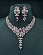 Cz Necklace 07433 - KRISHNA'S SWETA JEWELLERY