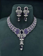 Cz Necklace 07433 - KRISHNA'S SWETA JEWELLERY