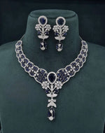 Cz Necklace 07433 - KRISHNA'S SWETA JEWELLERY