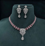 Cz Necklace 07507 - KRISHNA'S SWETA JEWELLERY