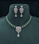 Cz Necklace 07507 - KRISHNA'S SWETA JEWELLERY