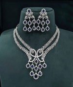 Cz Necklace 07509 - KRISHNA'S SWETA JEWELLERY