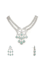 Cz Necklace 07509 - KRISHNA'S SWETA JEWELLERY