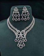 Cz Necklace 07509 - KRISHNA'S SWETA JEWELLERY