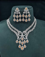 Cz Necklace 07509 - KRISHNA'S SWETA JEWELLERY