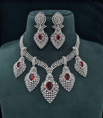 Cz Necklace 07511 - KRISHNA'S SWETA JEWELLERY