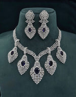 Cz Necklace 07511 - KRISHNA'S SWETA JEWELLERY