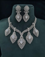 Cz Necklace 07511 - KRISHNA'S SWETA JEWELLERY
