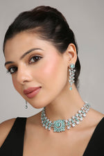 Cz Necklace 07611 - KRISHNA'S SWETA JEWELLERY