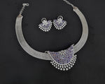 Cz Necklace 08963 - KRISHNA'S SWETA JEWELLERY