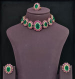 Cz Necklace 09072 - KRISHNA'S SWETA JEWELLERY