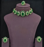 Cz Necklace 09072 - KRISHNA'S SWETA JEWELLERY