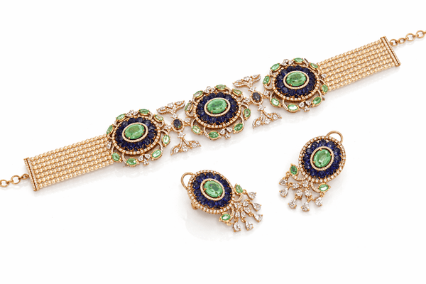 Cz Necklace 09325 - KRISHNA'S SWETA JEWELLERY