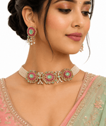Cz Necklace 09325 - KRISHNA'S SWETA JEWELLERY