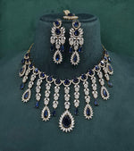 Cz Necklace 09327 - KRISHNA'S SWETA JEWELLERY