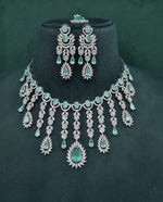 Cz Necklace 09327 - KRISHNA'S SWETA JEWELLERY