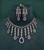 Cz Necklace 09327 - KRISHNA'S SWETA JEWELLERY