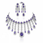 Cz Necklace 09327 - KRISHNA'S SWETA JEWELLERY