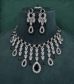 Cz Necklace 09327 - KRISHNA'S SWETA JEWELLERY