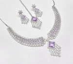 Cz Necklace 09425 - KRISHNA'S SWETA JEWELLERY