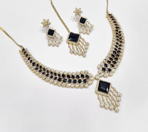 Cz Necklace 09425 - KRISHNA'S SWETA JEWELLERY
