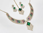 Cz Necklace 09425 - KRISHNA'S SWETA JEWELLERY