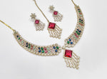 Cz Necklace 09425 - KRISHNA'S SWETA JEWELLERY