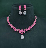 Cz Necklace 10097 - KRISHNA'S SWETA JEWELLERY