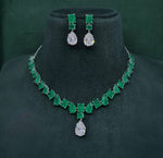 Cz Necklace 10097 - KRISHNA'S SWETA JEWELLERY