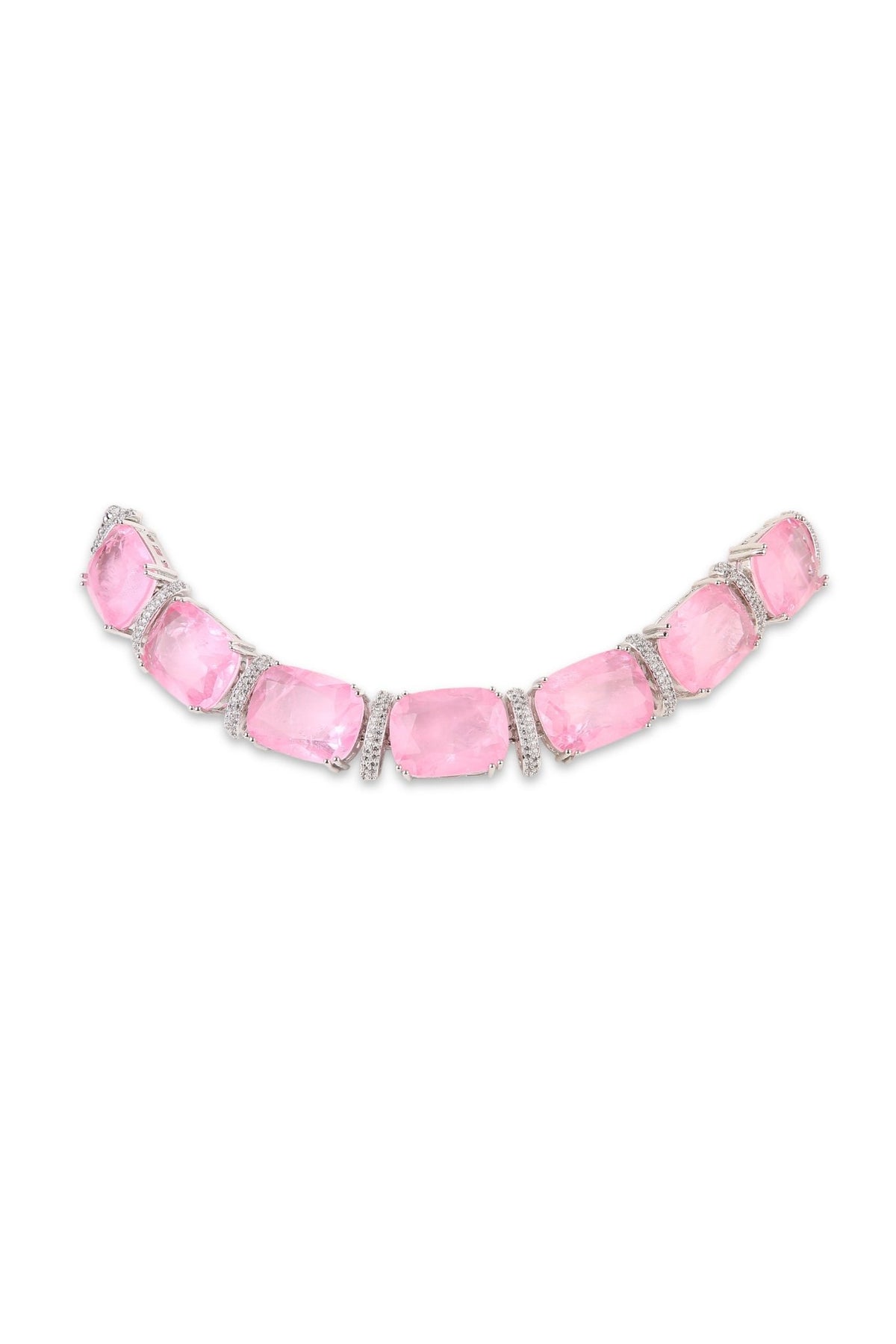 Cz Necklace 10100 - Krishna's Sweta Jewellery