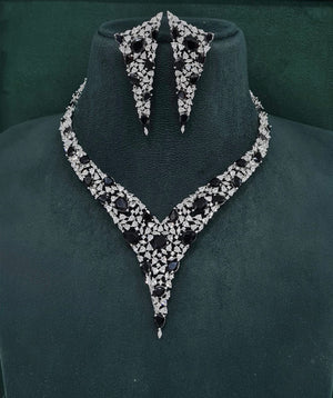 Cz Necklace 10103 - KRISHNA'S SWETA JEWELLERY
