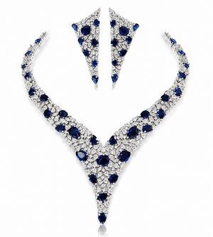 Cz Necklace 10103 - KRISHNA'S SWETA JEWELLERY