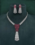 Cz Necklace 10105 - KRISHNA'S SWETA JEWELLERY