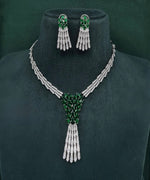 Cz Necklace 10105 - KRISHNA'S SWETA JEWELLERY