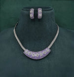 Cz Necklace 10107 - KRISHNA'S SWETA JEWELLERY