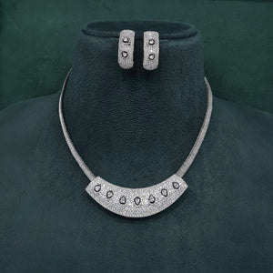 Cz Necklace 10107 - KRISHNA'S SWETA JEWELLERY