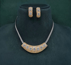 Cz Necklace 10107 - KRISHNA'S SWETA JEWELLERY