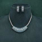 Cz Necklace 10107 - KRISHNA'S SWETA JEWELLERY