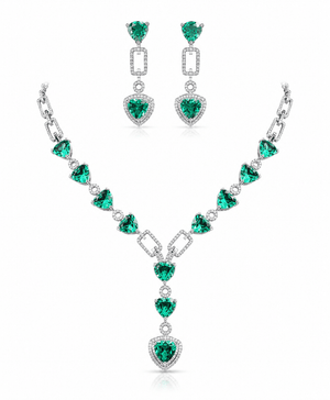 Cz Necklace 10246 - KRISHNA'S SWETA JEWELLERY