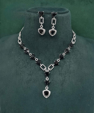 Cz Necklace 10246 - KRISHNA'S SWETA JEWELLERY