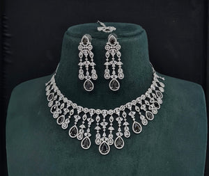 Cz Necklace 10259 - KRISHNA'S SWETA JEWELLERY