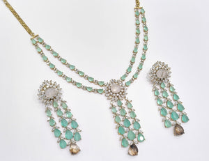 Cz Necklace 10310 - KRISHNA'S SWETA JEWELLERY