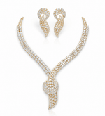 Cz Necklace 10338 - KRISHNA'S SWETA JEWELLERY