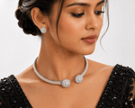 Cz Necklace 10347 - KRISHNA'S SWETA JEWELLERY