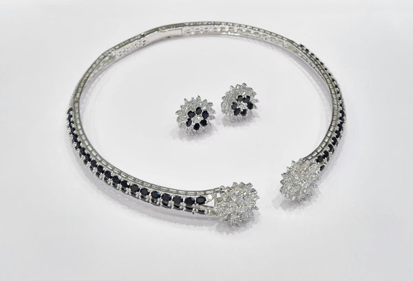 Cz Necklace 10347 - KRISHNA'S SWETA JEWELLERY