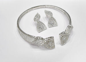 Cz Necklace 10456 - KRISHNA'S SWETA JEWELLERY
