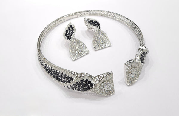 Cz Necklace 10456 - KRISHNA'S SWETA JEWELLERY