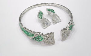 Cz Necklace 10456 - KRISHNA'S SWETA JEWELLERY