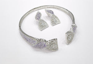 Cz Necklace 10456 - KRISHNA'S SWETA JEWELLERY