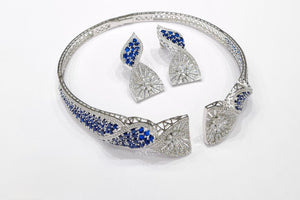 Cz Necklace 10456 - KRISHNA'S SWETA JEWELLERY